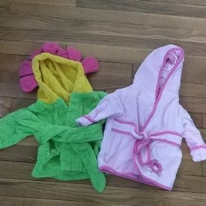 Bindle of 2 bathrobes